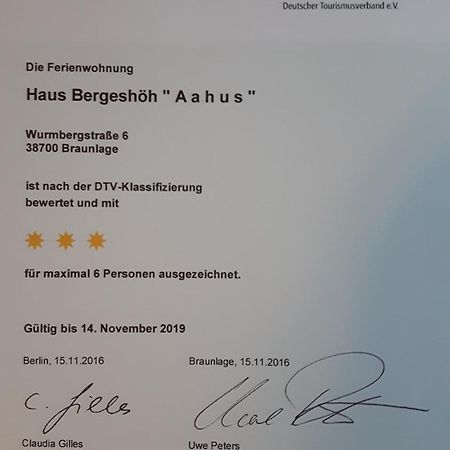 Haus Bergeshoeh Braunlage Kültér fotó